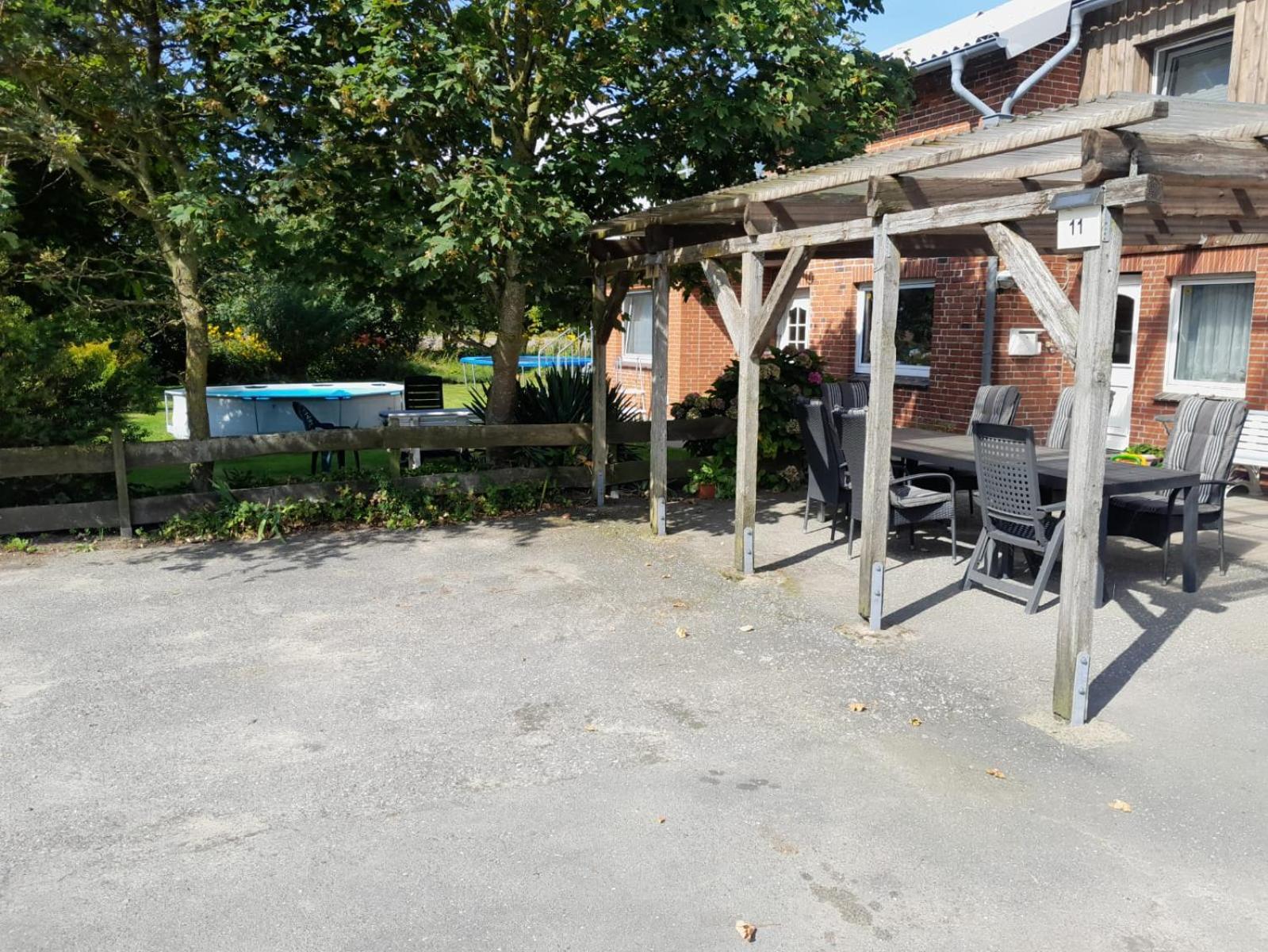 Ferienwohnung Ferienhof Annies Hedwigenkoog Exterior foto